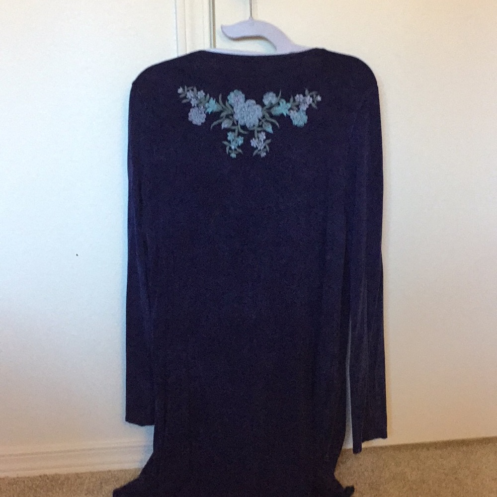 Flower Embroidered Francesca’s Cardigan